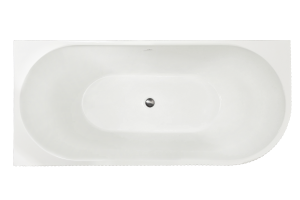 Акриловая ванна Royal Bath Nero RB710301L-GR левая, белая, 170x78