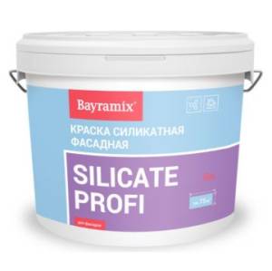 Краска фасадная силикатная Bayramix Silicate Profi 413 9л