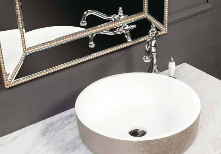 Раковина Armadi Art NeoArt 819-W LV204 Corian белая 41,5x14см
