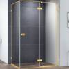 Душевой уголок Cezares Bellagio BELLAGIO-AH-1-140/100-C-BORO золото