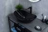 Раковина Gid Lago BL9811 53349 черная глянцевая, 61x37x15 фото 4