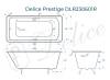 Чугунная ванна Delice Prestige DLR230601R 180x75, с отверстиями под ручки, без ножек фото 9