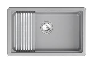 Мойка кухонная Granula Kitchen Space 7303iU алюминиум, 73x45