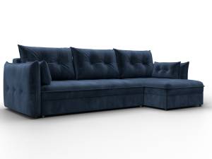 Диван угловой Лига Диванов Лига-100 133665 Синий