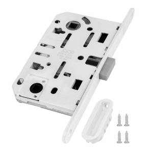 Замок AGB MEDIANA POLARIS под WC, магнитный с ответной планкой, белый