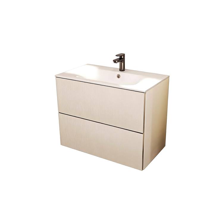 Тумба с раковиной Terminus Euromix EUR10802900101OSL айвори, 80x62