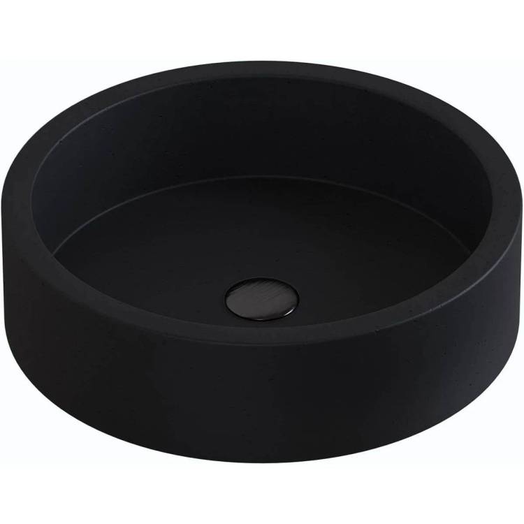Раковина Uperwood Round 291020316 черный, 34x34
