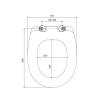 Крышка-сиденье Iddis DP Seat Cover ID 126 Dp Sc с микролифтом, дюропласт фото 2