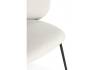 Стул на металлокаркасе Woodville Рикко 674675 белый (milk) / черный фото 7