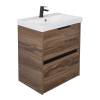 Тумба с раковиной Comforty Селенга-50 00-00022008CF дуб темно-коричневый