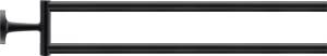 Полотенцедержатель Duravit Starck T 0099414600 черный, двойной