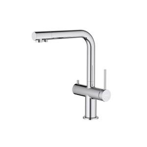 Смеситель для кухни Aquatek Европа AQ1385CR с подключением к фильтру питьевой воды, хром
