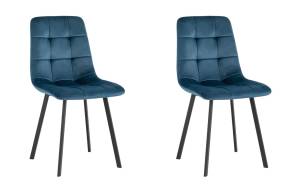 Стул Stool Group Chilly OS-2011-V seat HLR-63 DUAL X2 велюр сине-зеленый (набор 2 шт)
