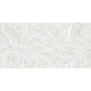 Декор Laparet York 04-01-1-18-03-07-4137-3 Листья Серо-Бежевый 30x60