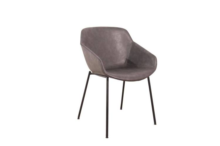 Стул Stool Group Ashby 9071 MAP/7 seat DUAL серый, экокожа