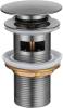 Донный клапан Allen Brau Priority 5.31023-MG с переливом, 1 1/4", графит браш