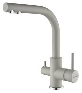 Смеситель для кухни Paulmark Essen Es213011-GRS серый дым