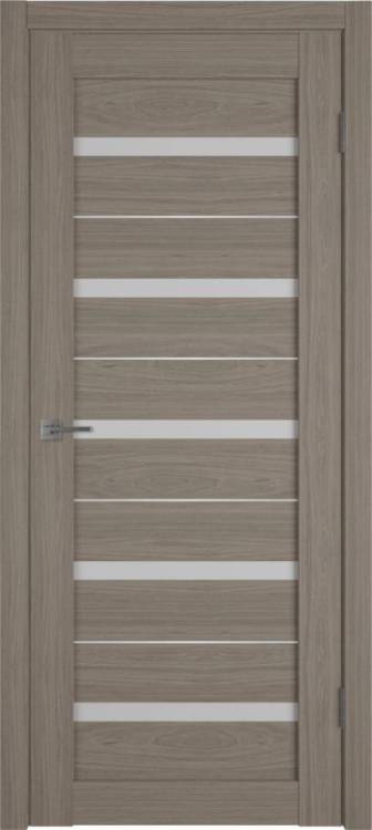 Межкомнатная дверь Владимирская Фабрика Дверей Atum Al 7 Brun Oak стекло White Cloud SM 900x2000