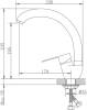 Смеситель для кухни Haiba HB41801-2 фото 3