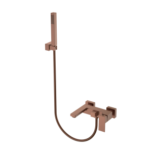 Смеситель для ванны Boheme Qubic 473-BRB Brushed Bronze