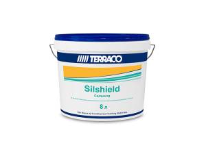 Силиконовая краска для поверхностей с пористой структурой Terraco Silshield матовая белая 8 л