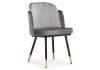 Стул Woodville Penelopa 15415 dark gray / light gray / black / gold