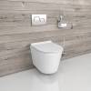 Унитаз подвесной beWash Alldo BKWHR401480 сиденье микролифт, белый матовый фото 2