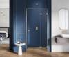Дверь в нишу NEW TRENDY AVEXA GOLD BRUSHED 80x200 EXK-1715 (брашированное золото) фото 2
