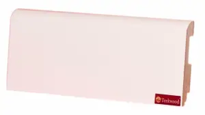 Плинтус МДФ TeckWood Белый прямой (под покраску) 2150х100х16