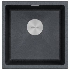 Мойка кухонная Paulmark Lumi 45Uni LU45-DG Графит, 45.5x46
