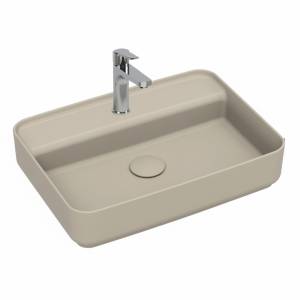 Раковина Isvea Infinity 10NF66055SV-2K 55 см, слоновая кость матовая