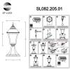 Уличный светильник ST Luce Domenico SL082.205.01 фото 3