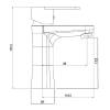 Смеситель для раковины OneLife P05-021CR,хром фото 5