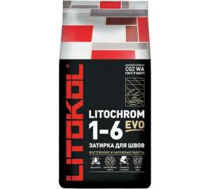 Затирка цементная Litochrom 1-6 Evo LE.210 карамель 2 кг