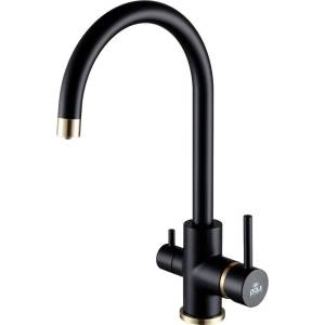 Смеситель для кухни Paulmark Essen Es213211-401BR антрацит, бронза