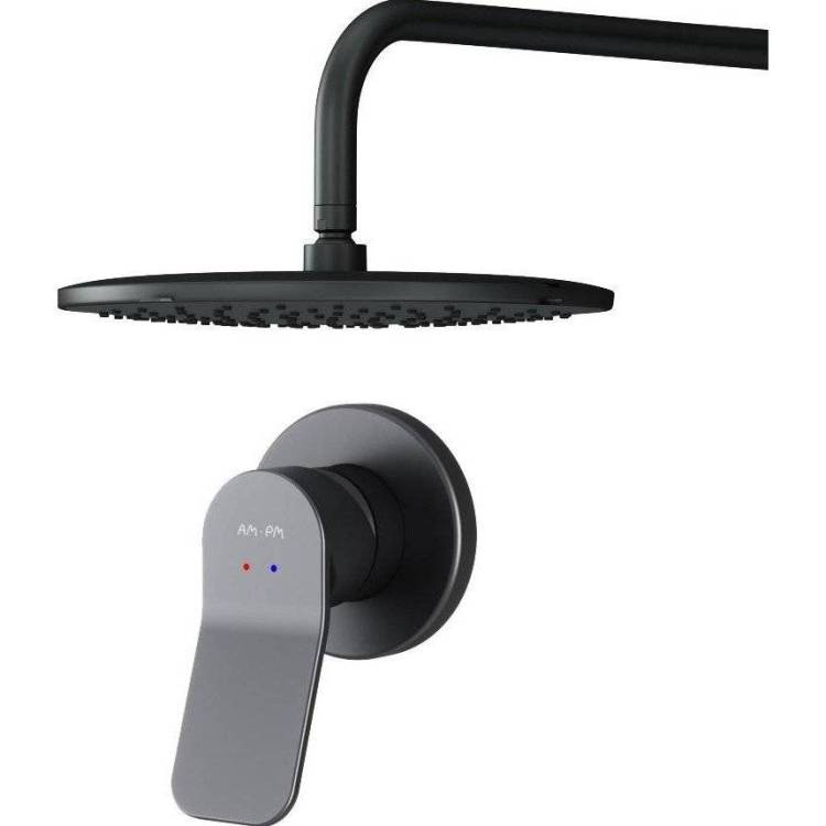 Душевой комплект для душа Am.Pm X-Joy FB85A2R002 черный, с внутренней частью