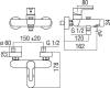 Смеситель для ванны с душем Nobili ABC AB87110/1CR фото 4