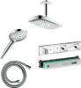 Душевой комплект Hansgrohe Raindance Select E 300 (2 jet) 27384400 + 26530400 + 28272000 + 15355400 + 15310180