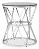 Стол журнальный Stool Group Вива EET-080 сталь серебро 50x50