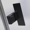 Душевой уголок Radaway Nes PTJ 90х90 см правый, стекло прозрачное, профиль черный фото 4
