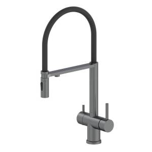 Смеситель для кухни Oliveeka K OL-458009-BGM под фильтр, оружейный металл