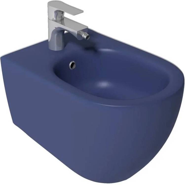 Биде подвесное Isvea Infinity 10NF41001SV-2Z синий матовый