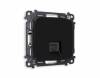 Комплект механизма телефонной розетки со шторкой Ambrella Volt Omega MO812030