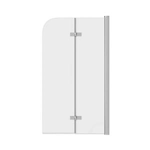 Шторка на ванну Relisan 80140-CL-CH2 профиль хром, стекло прозрачное, 80x140
