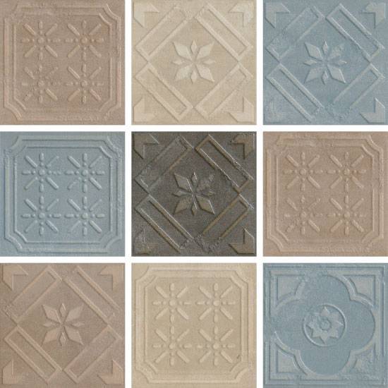 Керамогранит Fioranese Formelle MP4FR Mix_4 Colori naturale 20.13x20.13