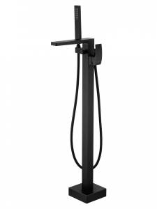 Смеситель для ванны Wonzon & Woghand WW-88649009-MB напольный, черный матовый