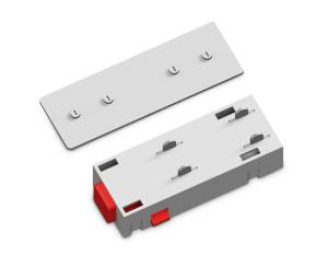 Коннектор питания прямой с соединителем для шинопровода Ambrella light Track System GL1105