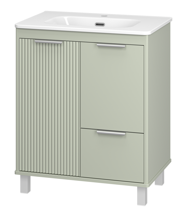 Тумба с раковиной Brevita Рисака УТ000026419 Фисташковая, 70 см