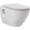 Унитаз подвесной beWash Vettern 82323201 с крышкой-сиденьем микролифт, белый глянцевый