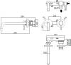 Смеситель для раковины Paffoni Light LIG103NO70 с ВНУТРЕННЕЙ ЧАСТЬЮ черный фото 3